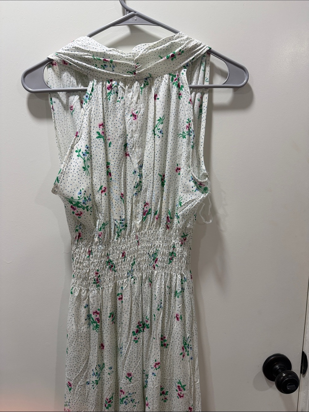 Seven Islands White Floral Sleeveless Summer Dress - Picture 7 of 12